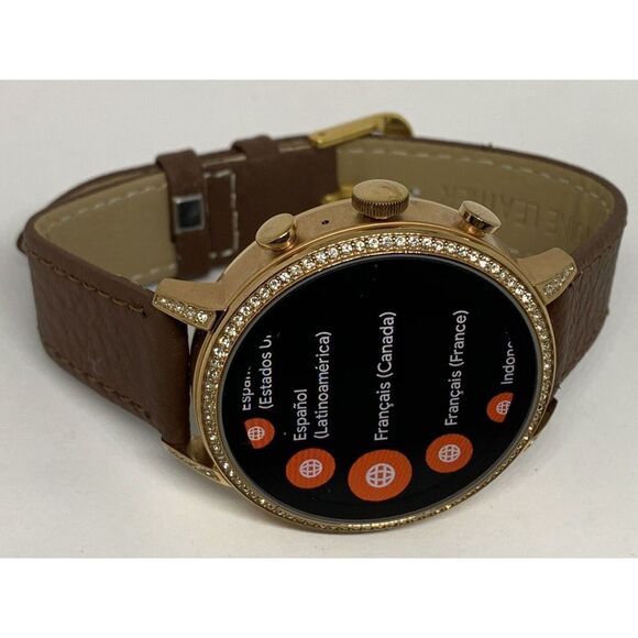 Fossil Gen 4 Authentic Digital Dial Smart Watch Custom Band FTW6015 ZA286 - Picture 8 of 12